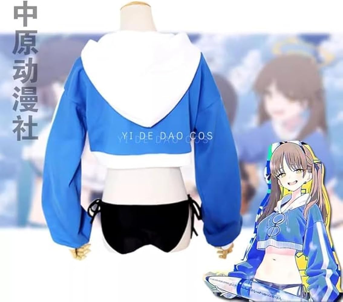 【コスプレ】ブルーアーカイブ 風倉モエ ウィッグ付き Amazon.co.jp: [2022] 「 コスマニア 」ウィッグ、靴付きBlue